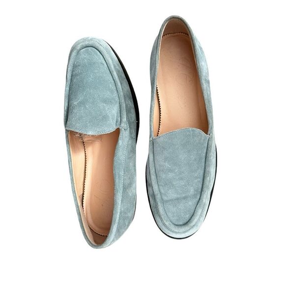 J Crew Winona Blue Suede Loafers | Size 8 - Picture 6 of 9